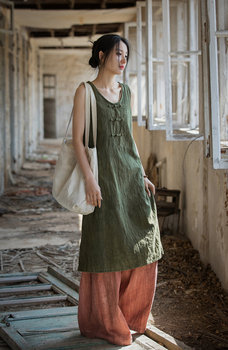 Vestido Túnica de Lino y Algodón – Estilo Natural Boho