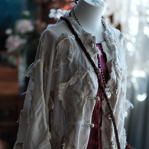 Vintage Ecru Patchwork Jacket