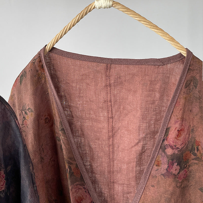 Bohemian Bloom Kimono Dress