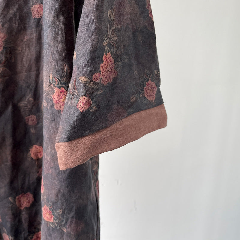 Bohemian Bloom Kimono Dress