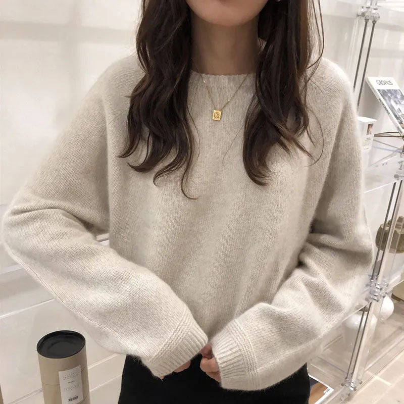 SoftWeave Cotton Knit Sweater