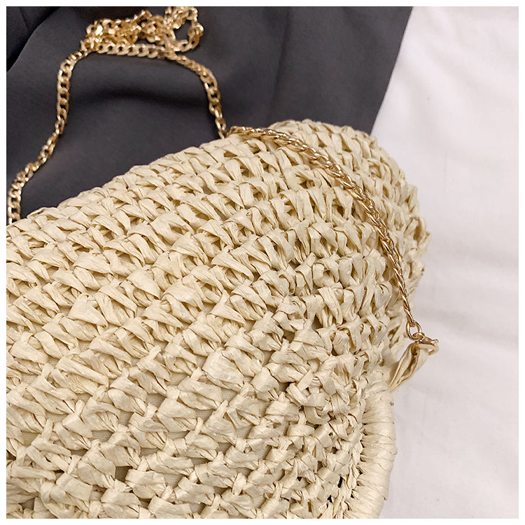 Palma Crossbody Woven Straw Bag