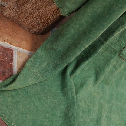 Moss Haven Snow-Washed Linen Dress