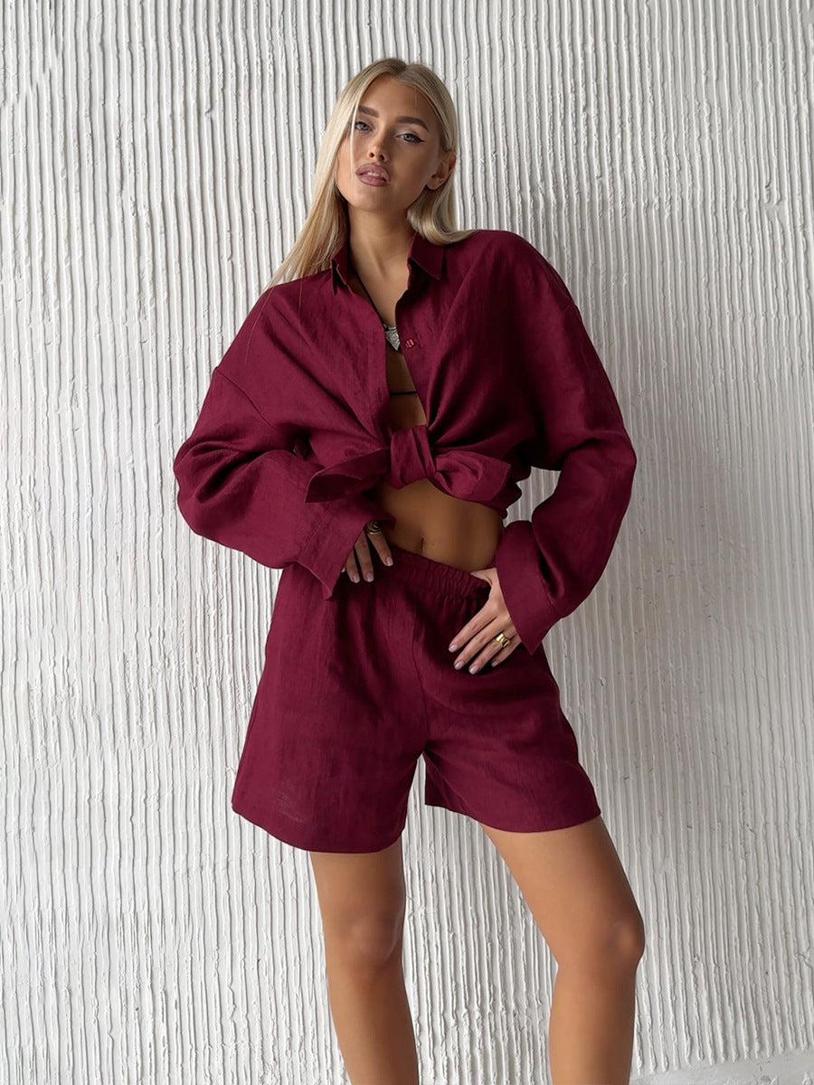 Luna Cotton Shorts Set