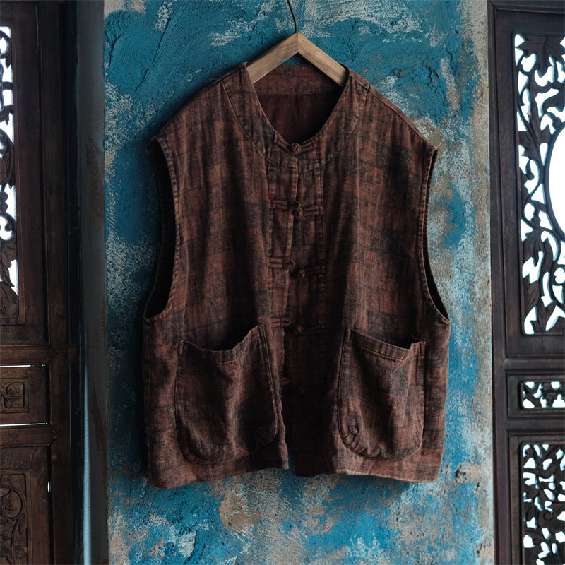 Vintage Floral Vest