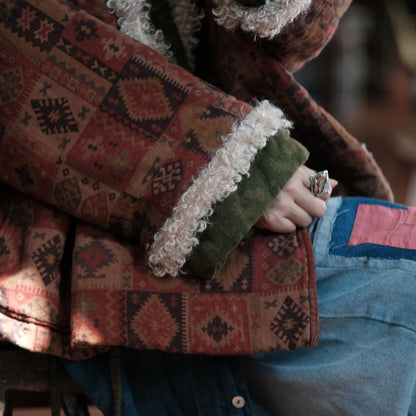 Mosaic Moss Quilted Jacket
