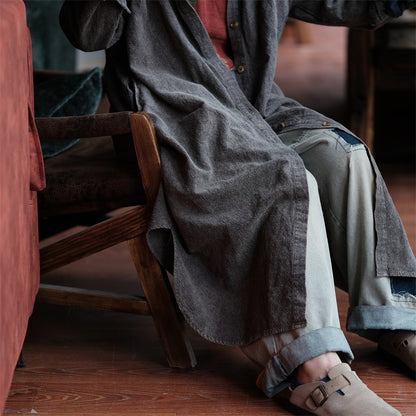 Vintage Grace Cotton Linen Coat