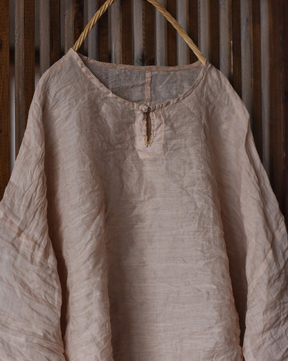Vintage Mini Button Rami Blouse
