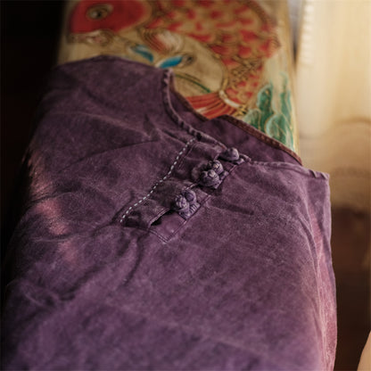 Oversized Linen Vintage Breeze Shirt - Lightweight Women's Top