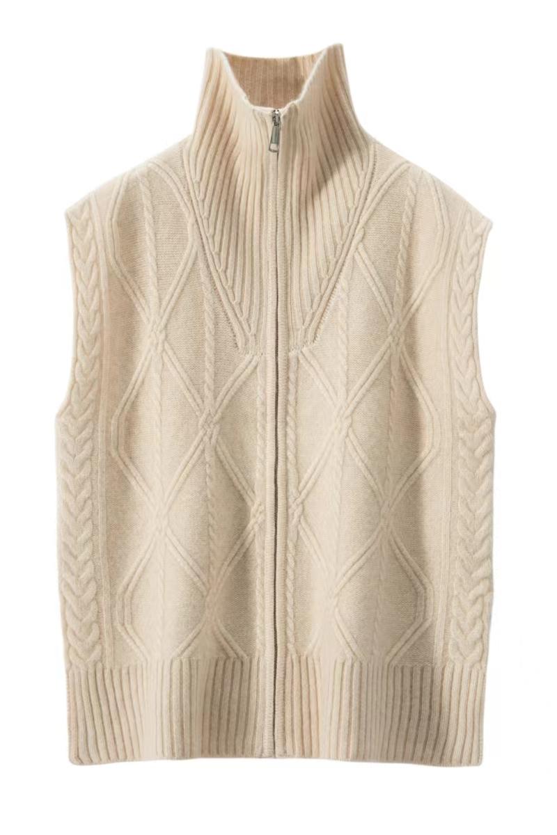 Cashmere Wool Knit Vest