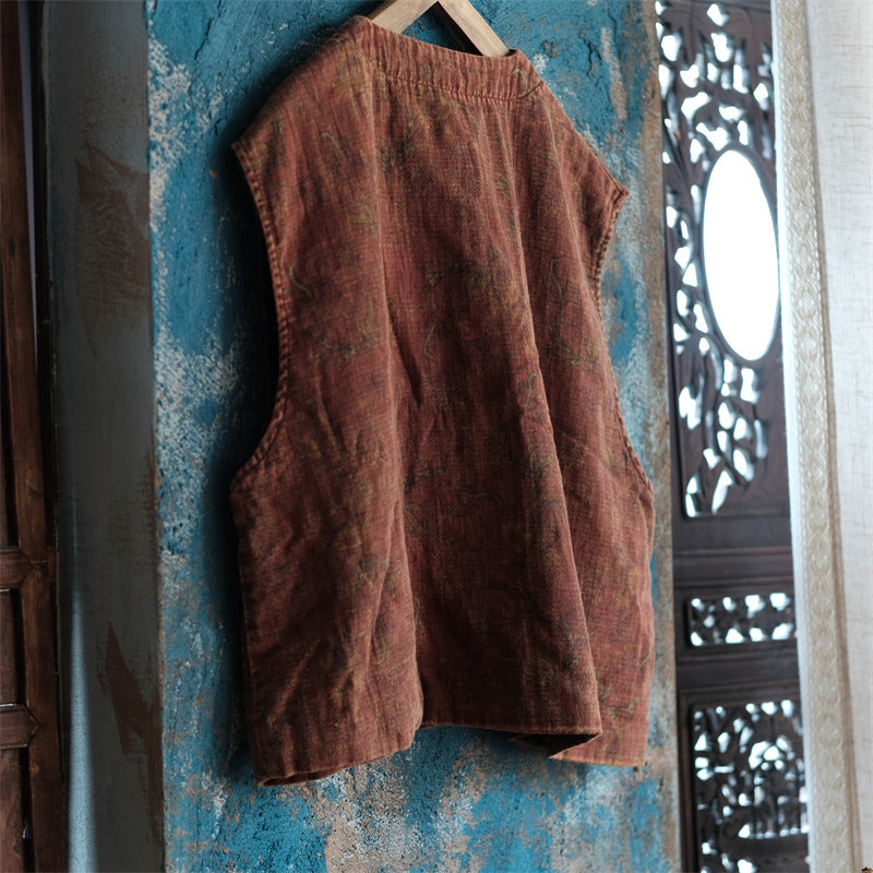 Vintage Floral Vest