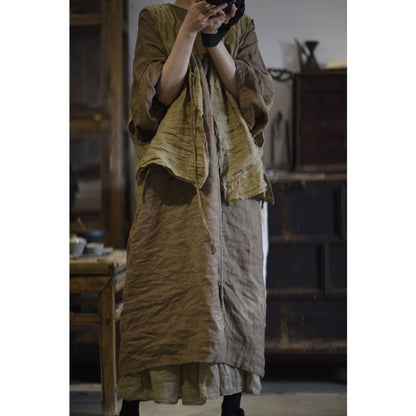 Washed Rami Oversized Tunic