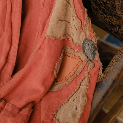 Vintage Patchwork Linen Dress