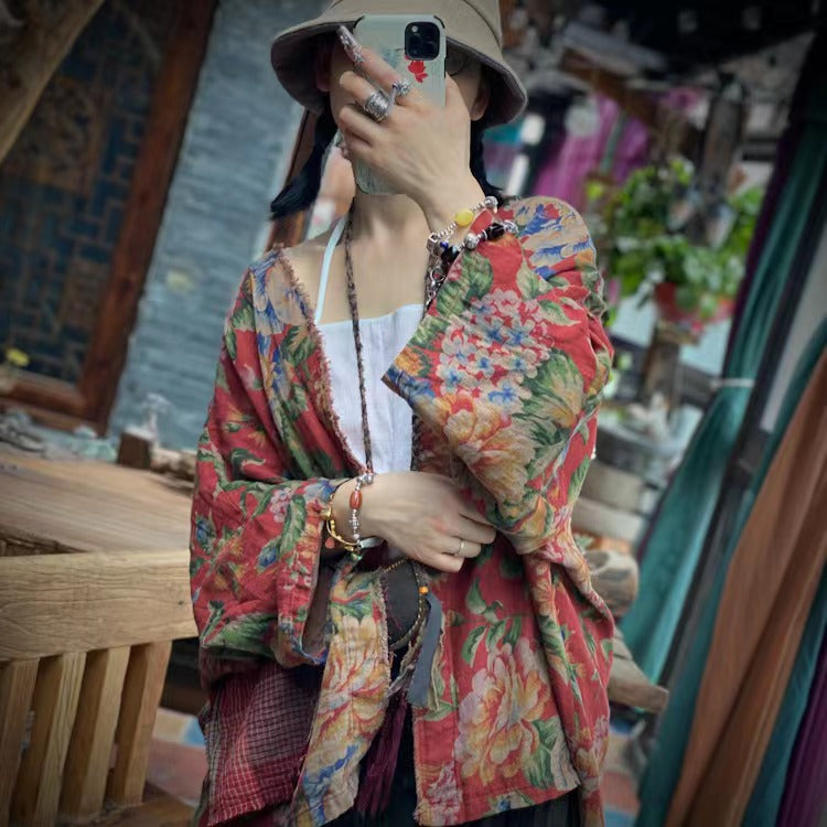 Vintage Blossom Pocket Jacket