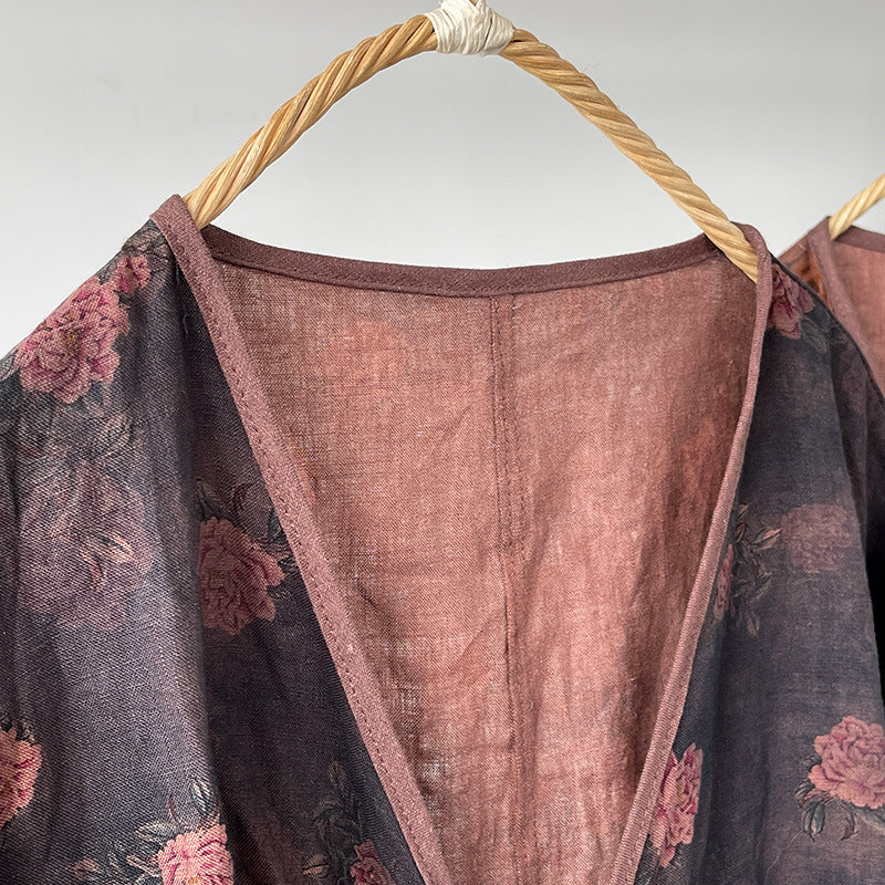 Bohemian Bloom Kimono Dress