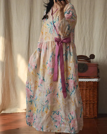 Vintage Bloom Rami Dress