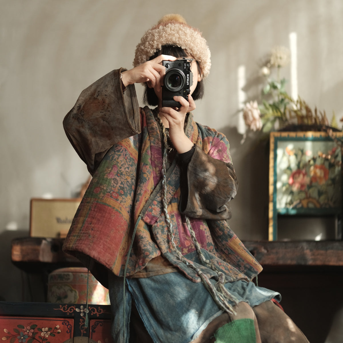 Meadow Relic Floral Cotton Vest