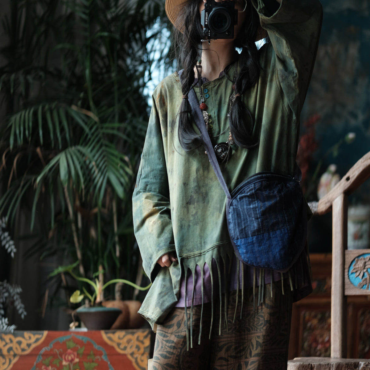 Nomad Drift Tie-Dye Cotton Tunic