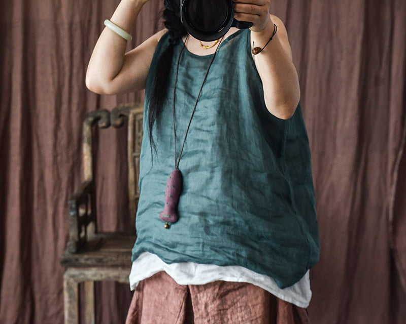 Ramie Camisol Blouse