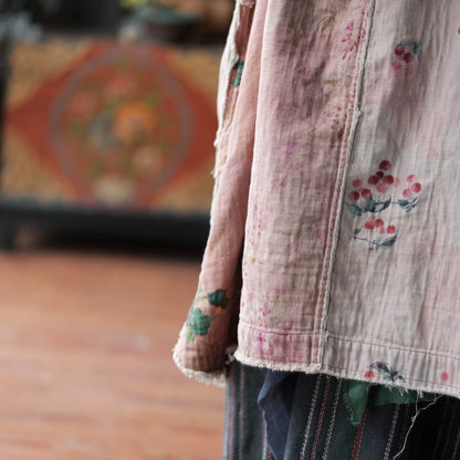 Sakura Vintage Patchwork Cotton Tunic Dress
