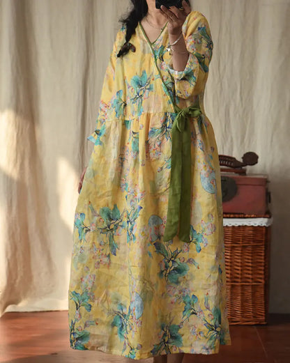 Vintage Bloom Rami Dress