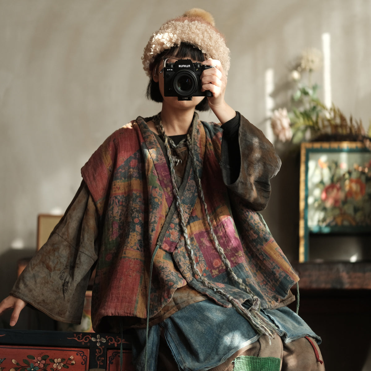 Meadow Relic Floral Cotton Vest