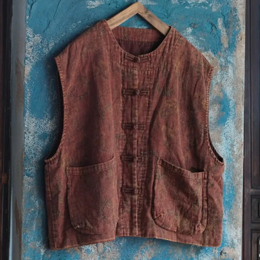 Vintage Floral Vest