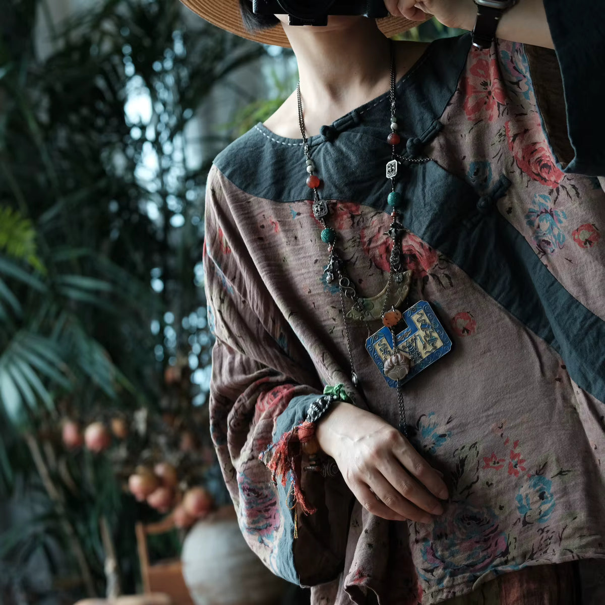 Dust Rose Batwing Cotton Top