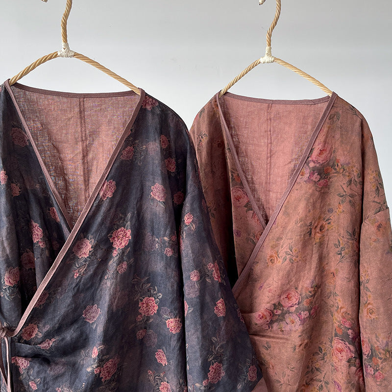 Bohemian Bloom Kimono Dress