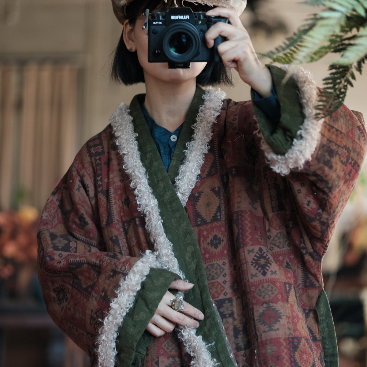 Mosaic Moss Quilted Jacket