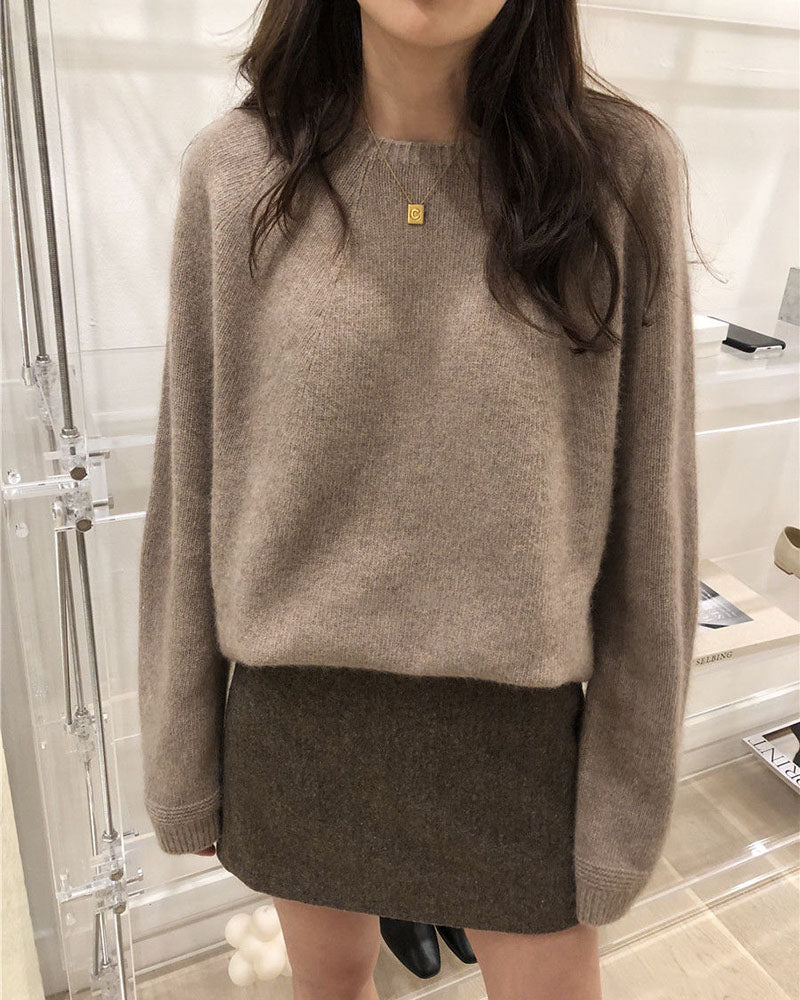 SoftWeave Cotton Knit Sweater