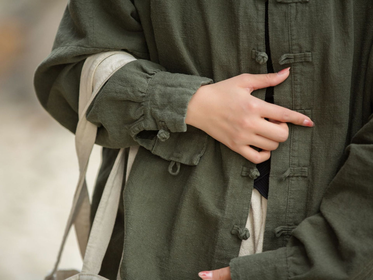 Nature Oversized Linen Jacket