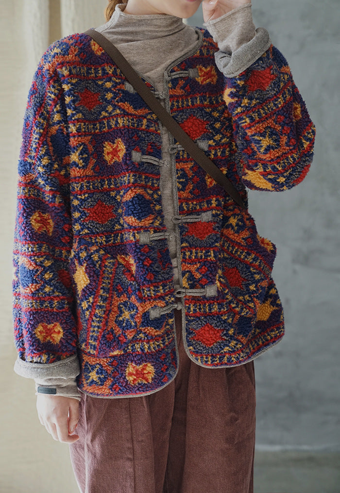 Vintage Ethnic Patterned Jacket