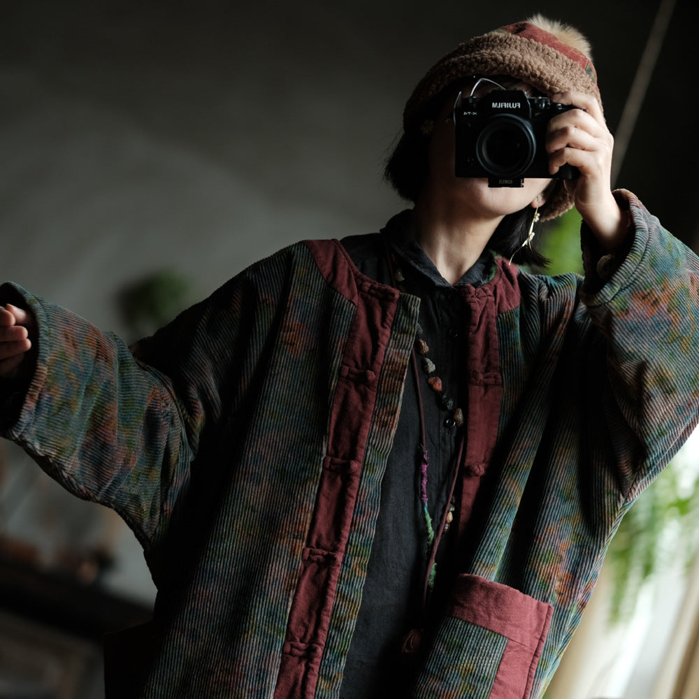 Fernwood Floral Corduroy Parka