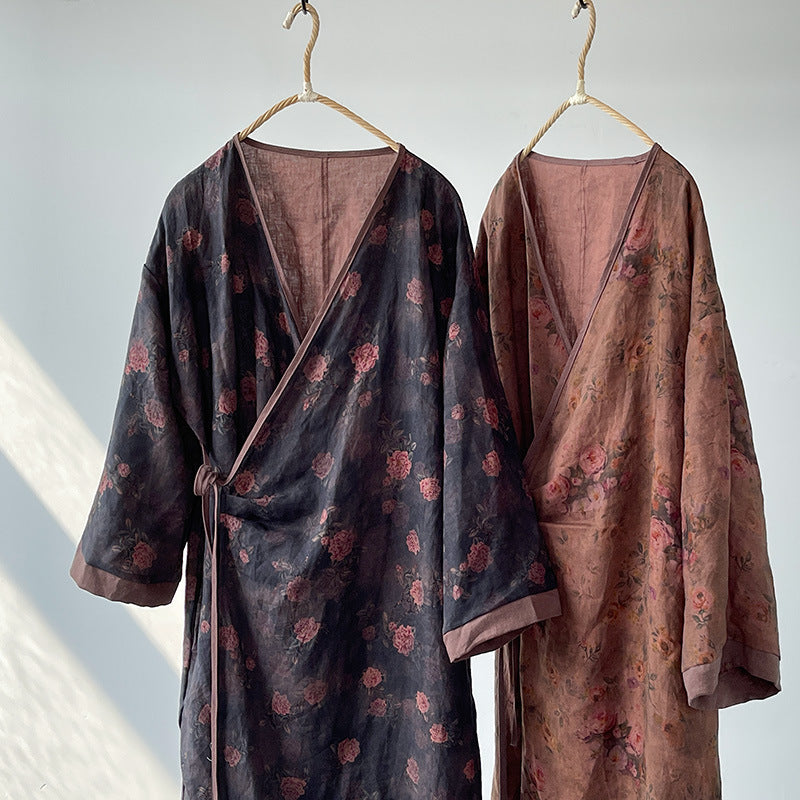 Bohemian Bloom Kimono Dress