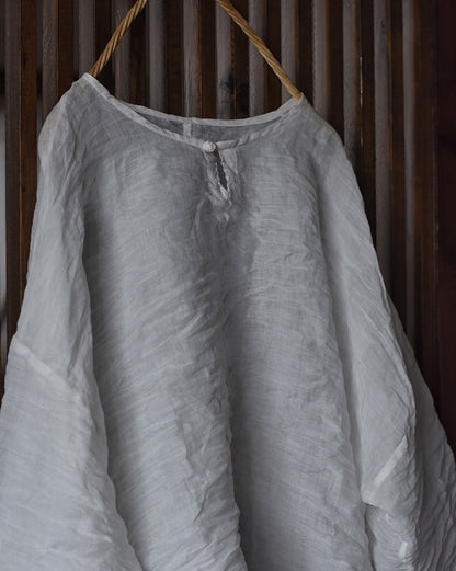 Vintage Mini Button Rami Blouse