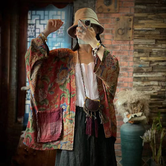Vintage Blossom Pocket Jacket