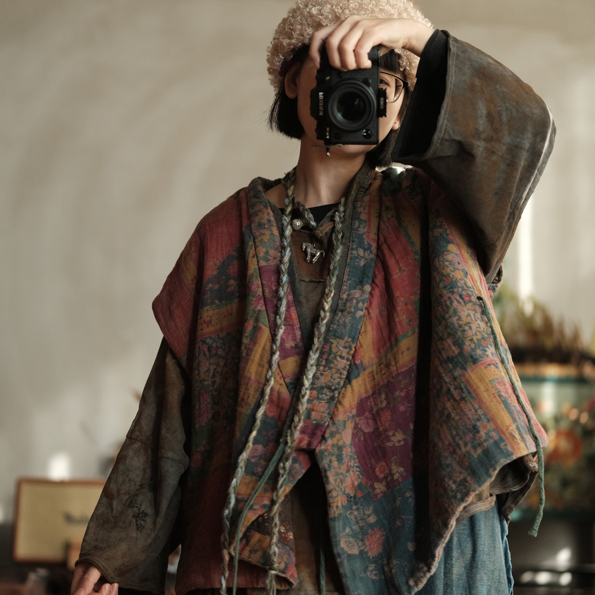 Meadow Relic Floral Cotton Vest