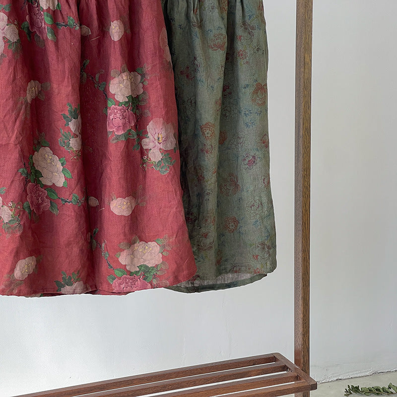 Vintage Bloom Rami Skirt