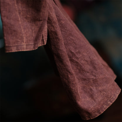 Oversized Linen Vintage Breeze Shirt - Lightweight Women's Top