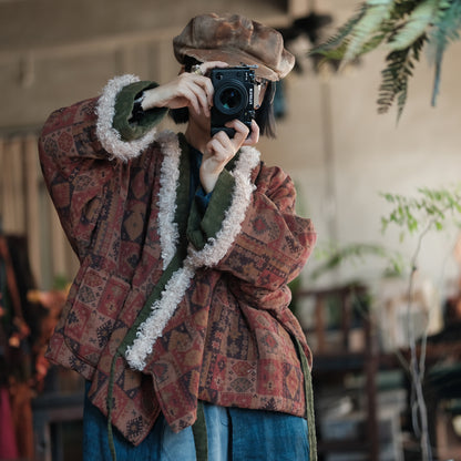 Mosaic Moss Quilted Jacket