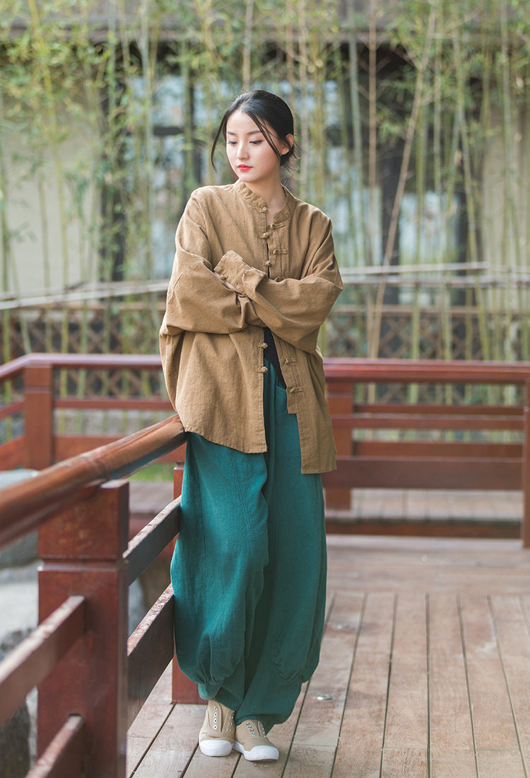 Nature Oversized Linen Jacket