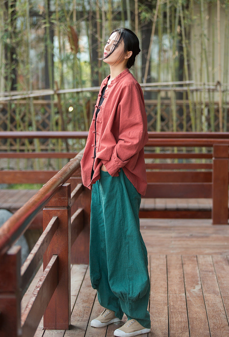 Nature Oversized Linen Jacket