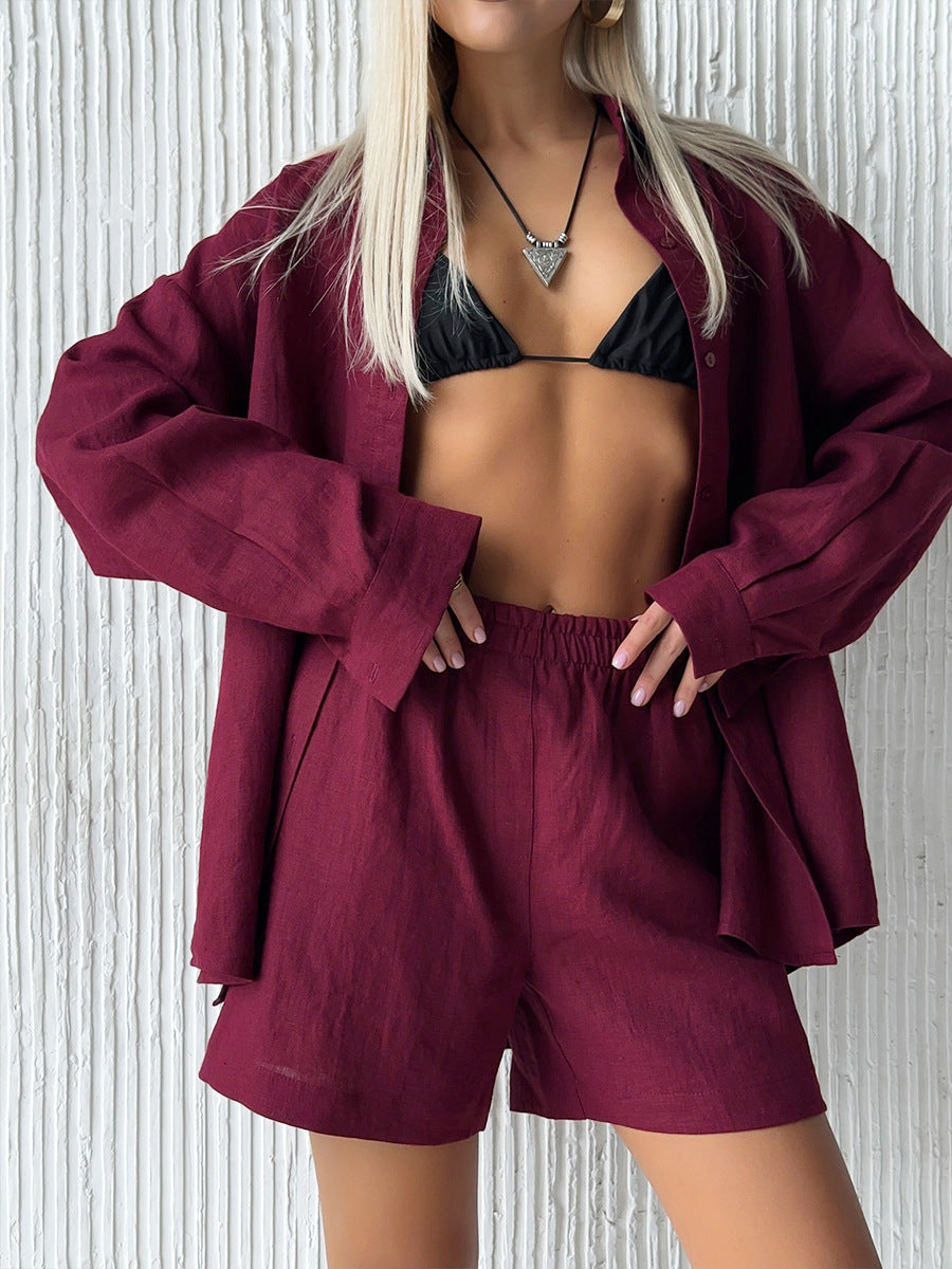 Luna Cotton Shorts Set