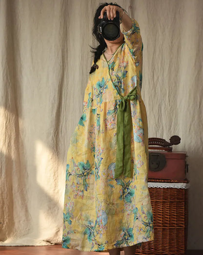 Vintage Bloom Rami Dress