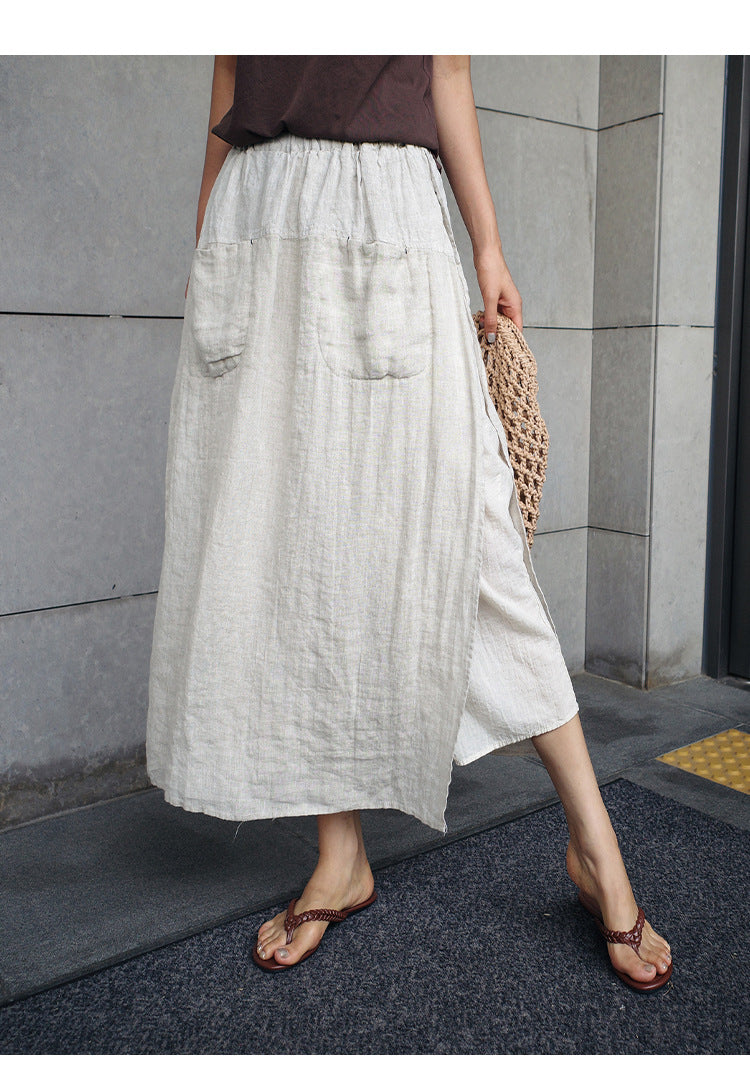 Kyoto Linen Pant-Skirt