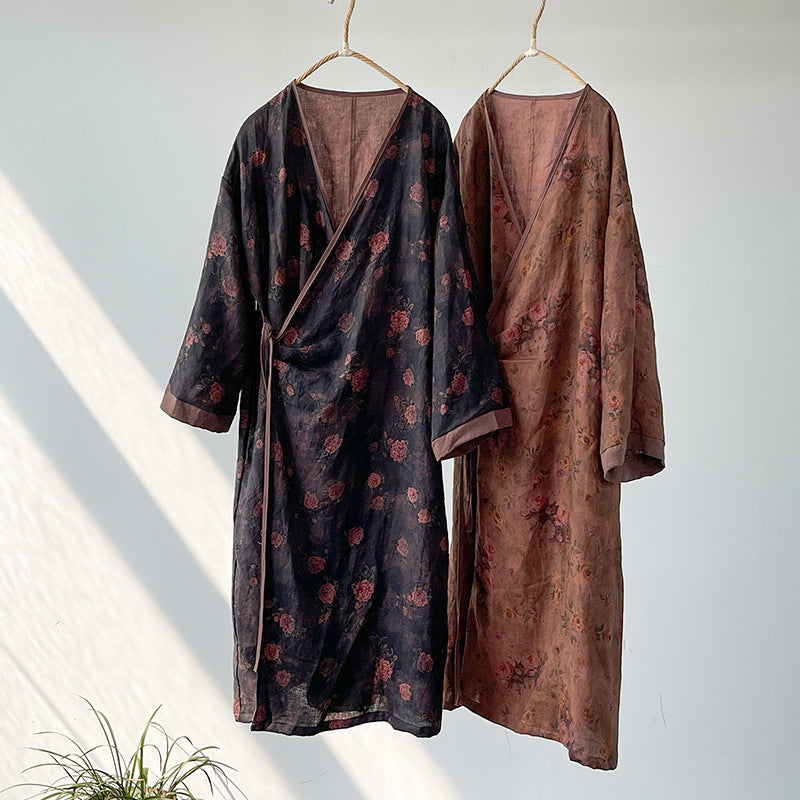 Bohemian Bloom Kimono Dress