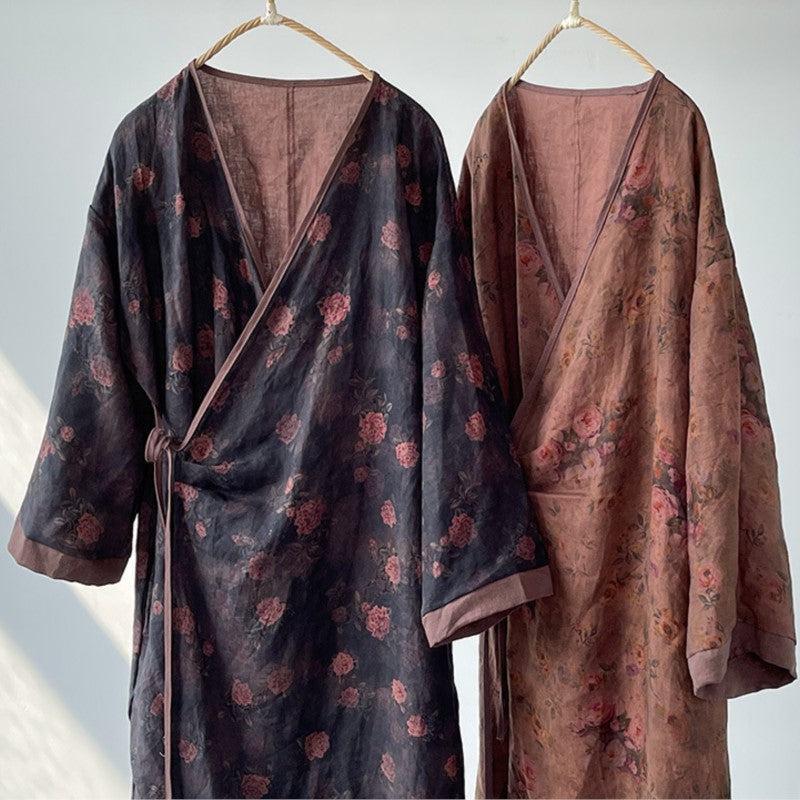 Bohemian Bloom Kimono Dress