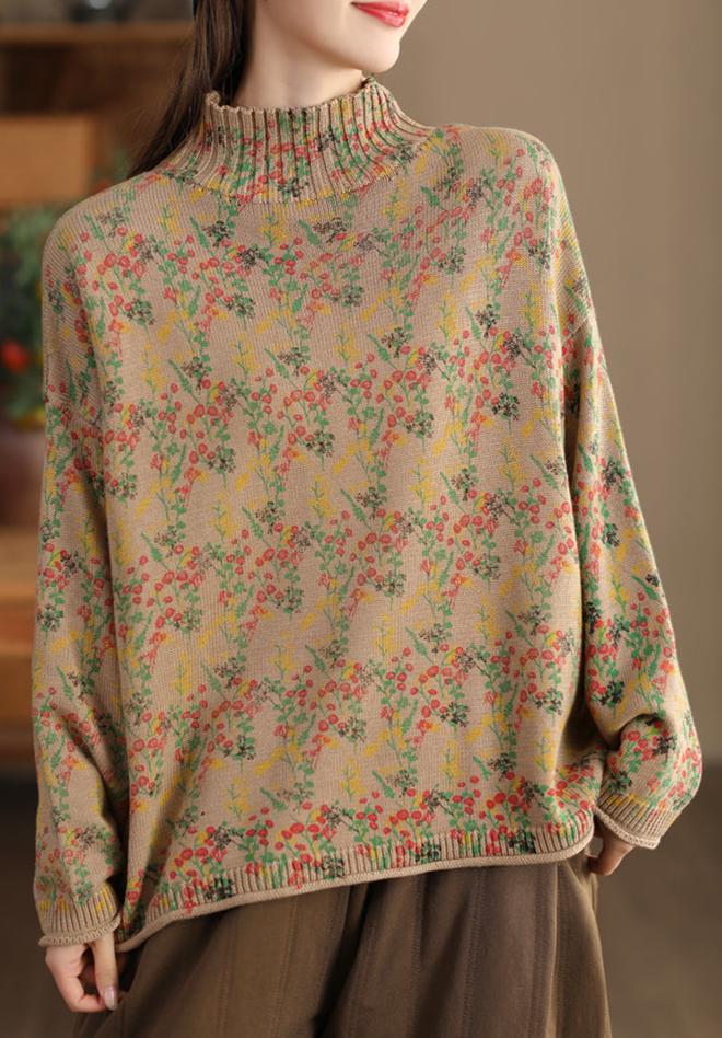 Vintage Blossom Knit Sweater