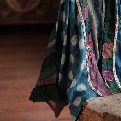 Sora Vintage Floral Ramie Kimono